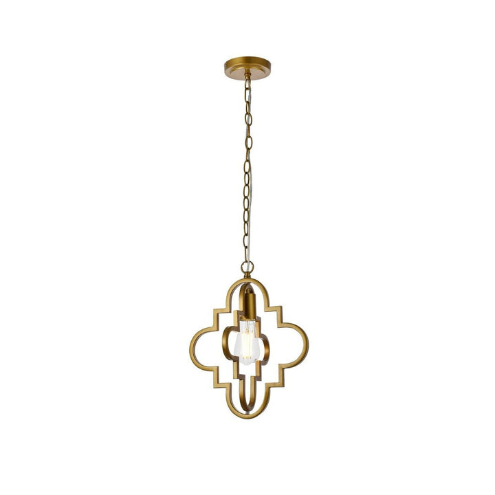 Elegant Sandara LD7062D12BR Pendant Light - Brass