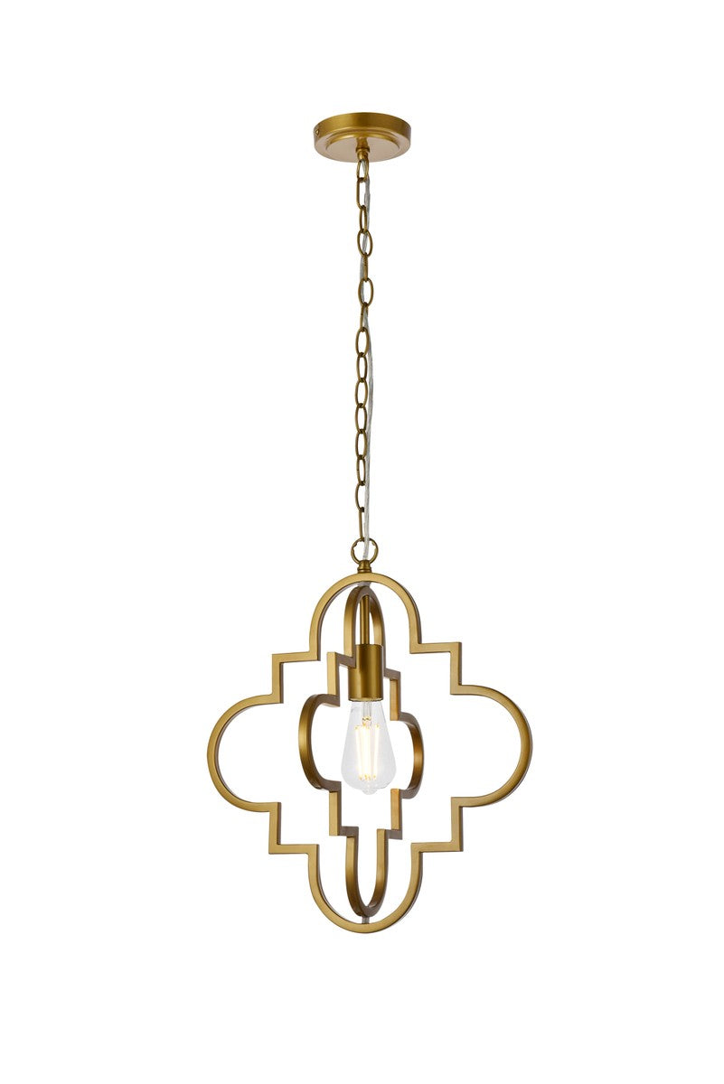 Elegant Sandara LD7063D16BR Pendant Light - Brass