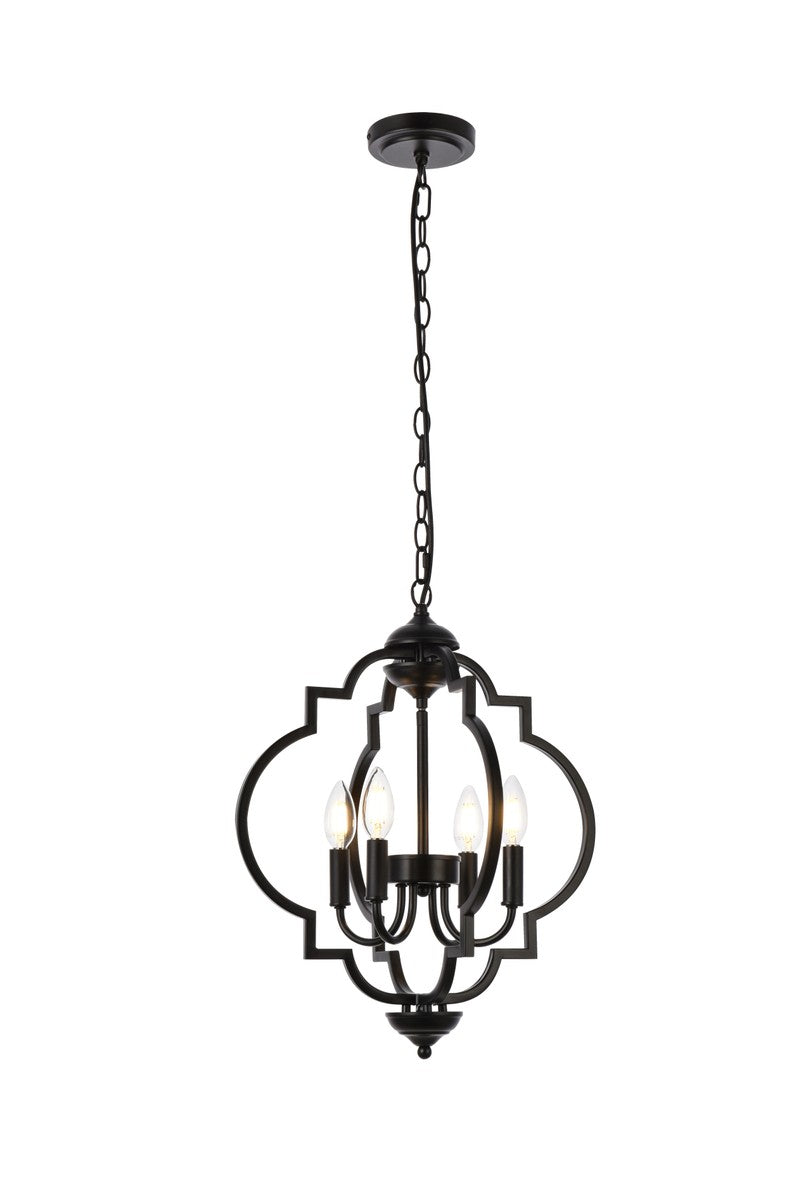 Elegant Sandara LD7064D16BK Chandelier Light - Black