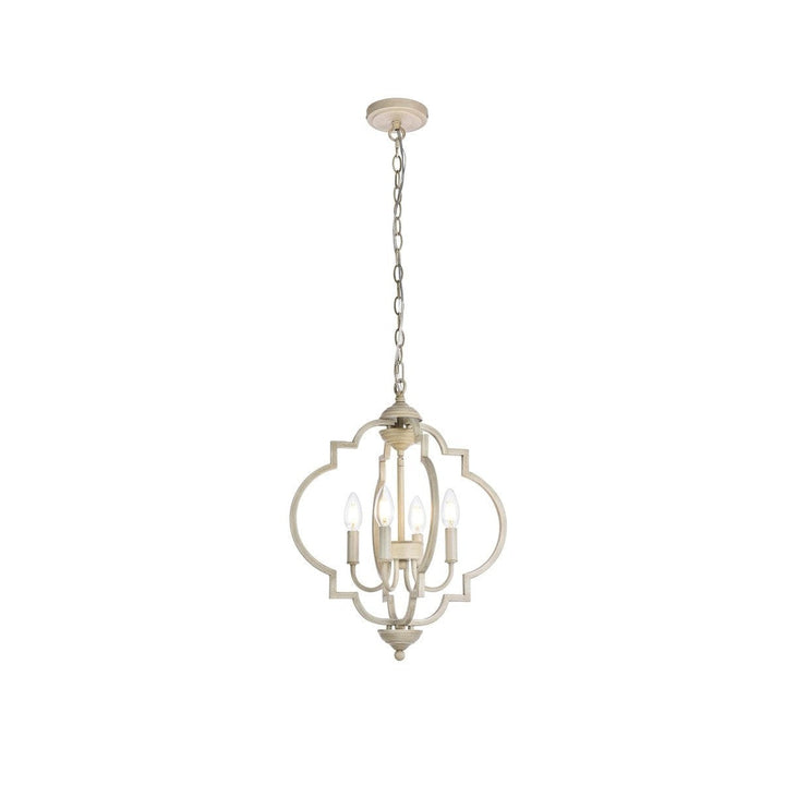 Elegant Sandara LD7064D16WD Chandelier Light - Weathered Dove