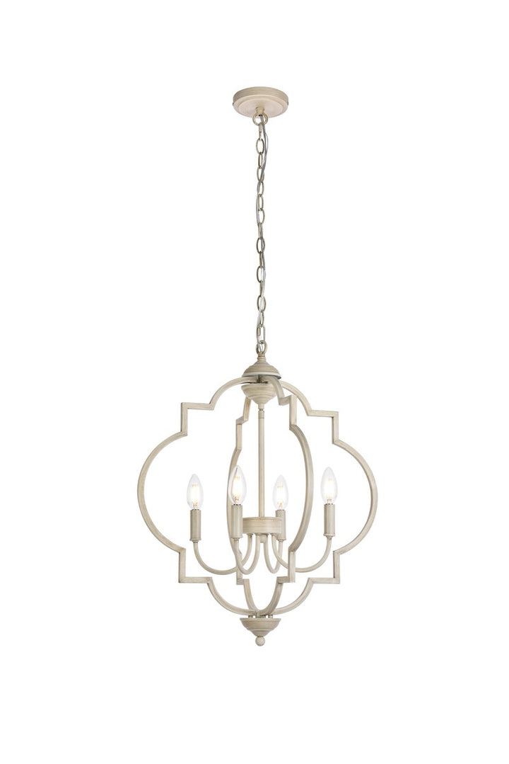 Elegant Sandara LD7065D20WD Chandelier Light - Weathered Dove