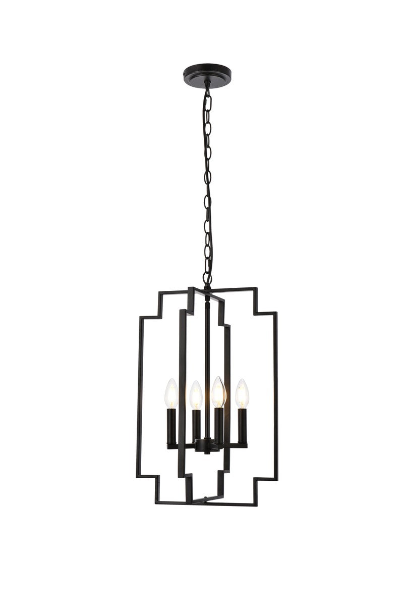 Elegant Rosenfeld LD7066D14BK Pendant Light - Black