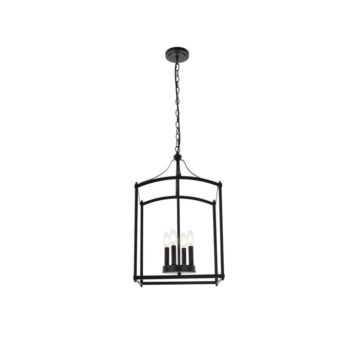 Elegant Janet LD7070D15BK Pendant Light - Black