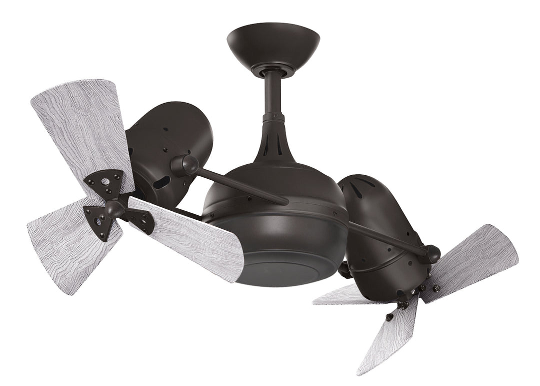 Matthews Fan Company Dagny DG-TB-WDBW Ceiling Fan 16 - Textured Bronze, Barnwood Tone/