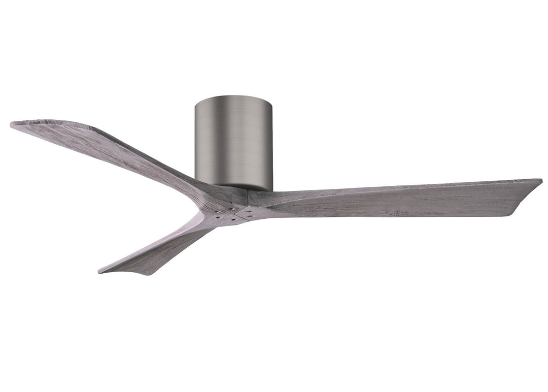 Matthews Fan Company Irene IR3H-BP-BW-52 Ceiling Fan - Brushed Pewter, Barnwood Tone/