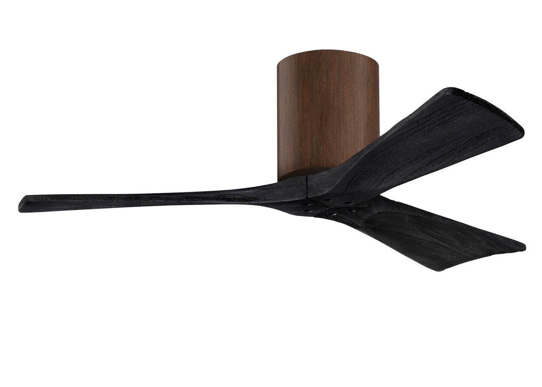 Matthews Fan Company Irene IR3H-WN-BK-42 Ceiling Fan 42 - Walnut, Matte Black/