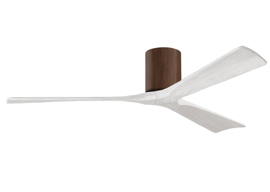 Matthews Fan Company Irene IR3H-WN-MWH-60 Ceiling Fan 60 - Walnut, Matte White/