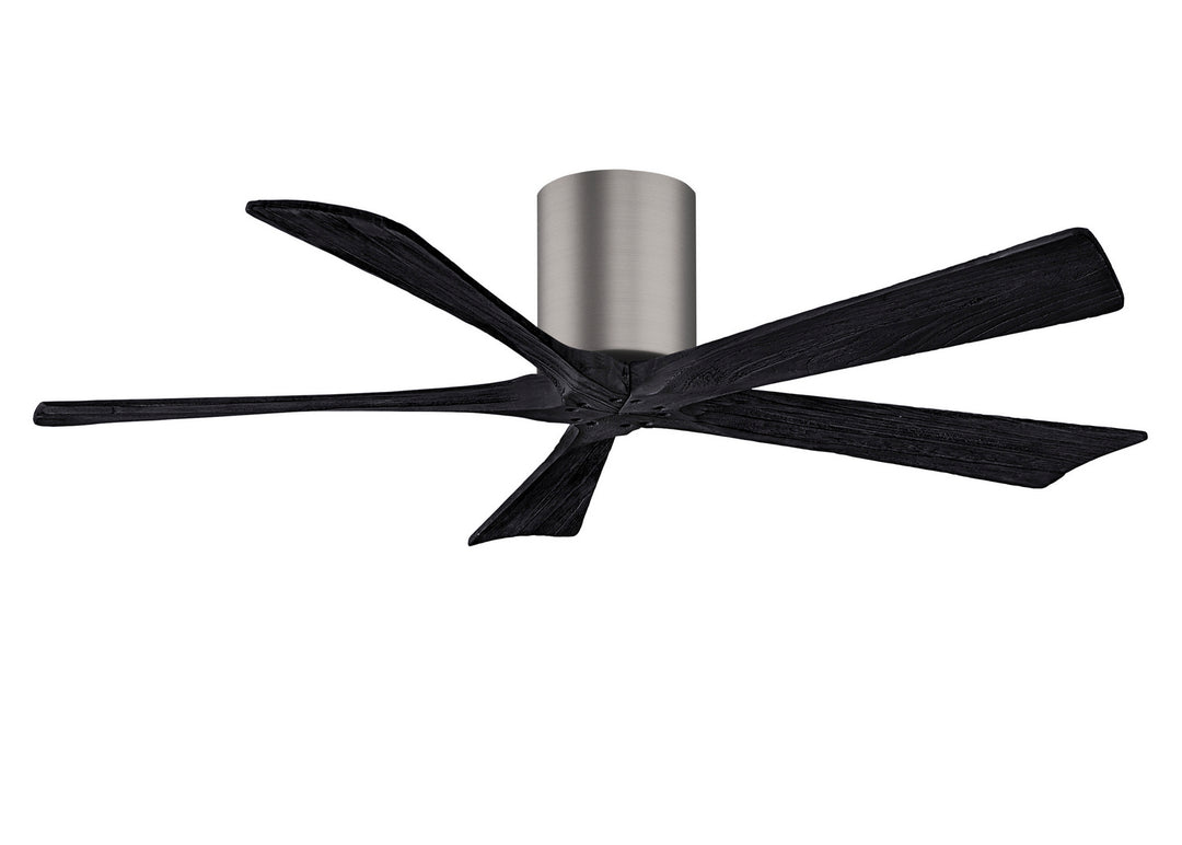Matthews Fan Company Irene IR5H-BP-BK-52 Ceiling Fan - Brushed Pewter, Matte Black/
