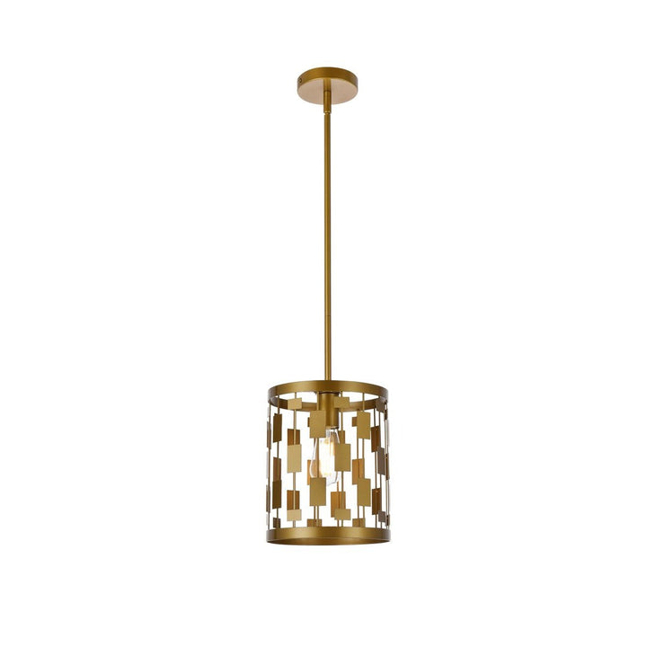 Elegant Levante LD7073D9BR Pendant Light - Brass