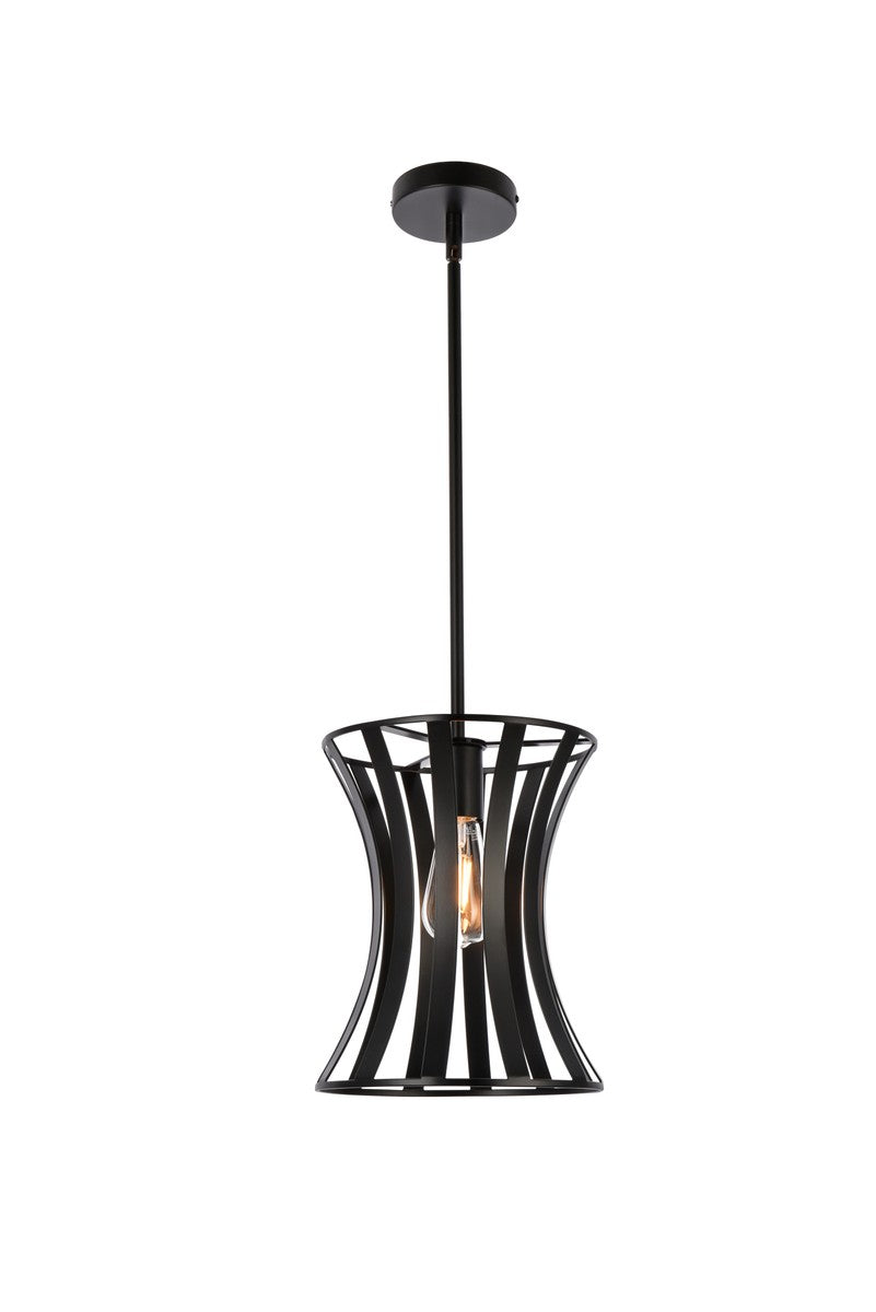 Elegant Lily LD7076D10BK Pendant Light - Black