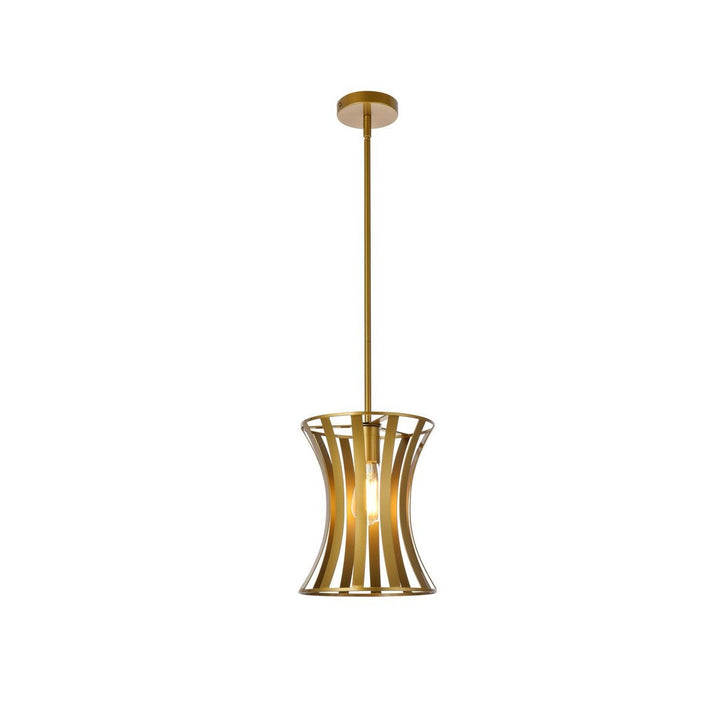 Elegant Lily LD7076D10BR Pendant Light - Brass