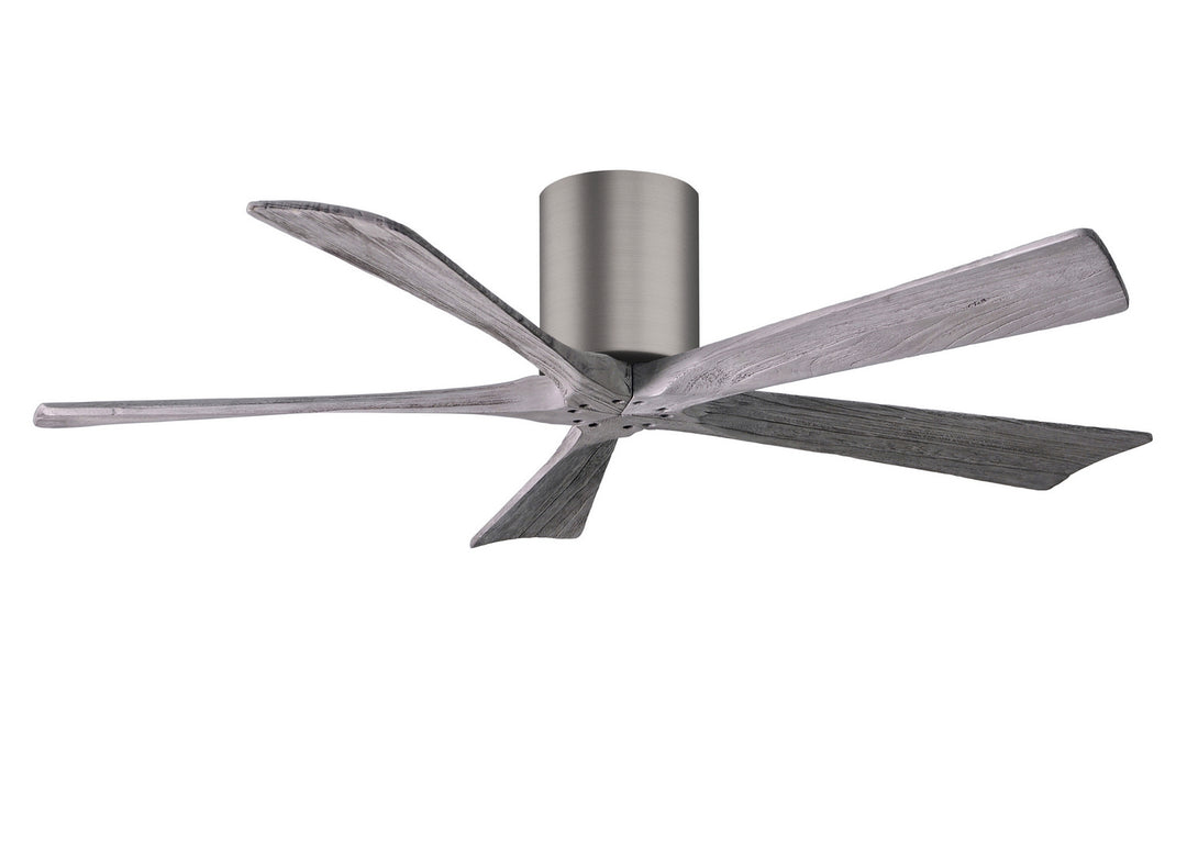 Matthews Fan Company Irene IR5H-BP-BW-52 Ceiling Fan - Brushed Pewter, Barnwood Tone/