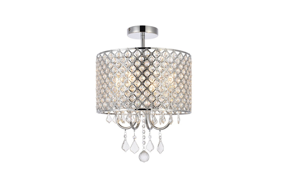 Elegant Elise LD710F14C Ceiling Light - Chrome