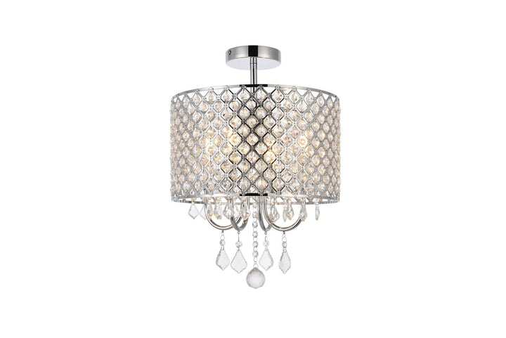 Elegant Elise LD710F14C Ceiling Light - Chrome