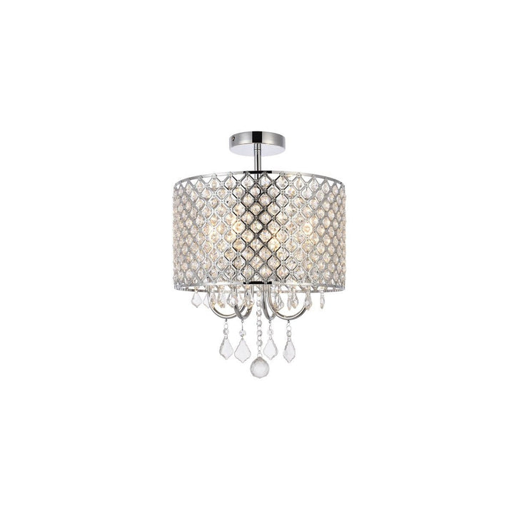 Elegant Elise LD710F14C Ceiling Light - Chrome