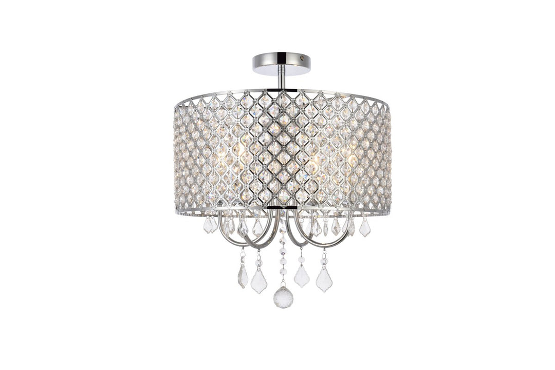 Elegant Elise LD710F17C Ceiling Light - Chrome