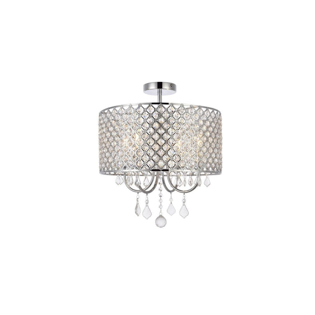 Elegant Elise LD710F17C Ceiling Light - Chrome