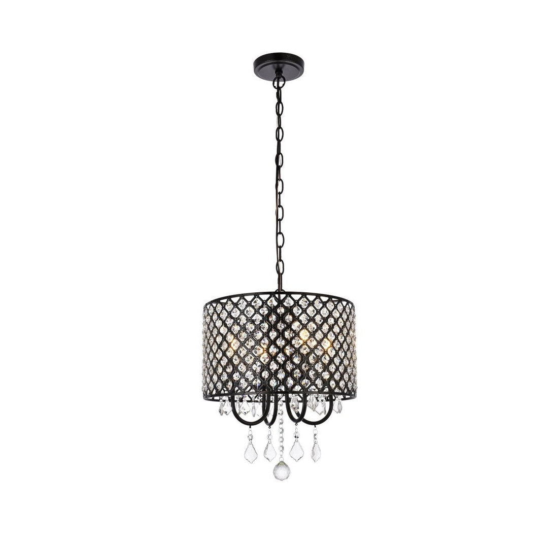 Elegant Elise LD711D14BK Pendant Light - Black