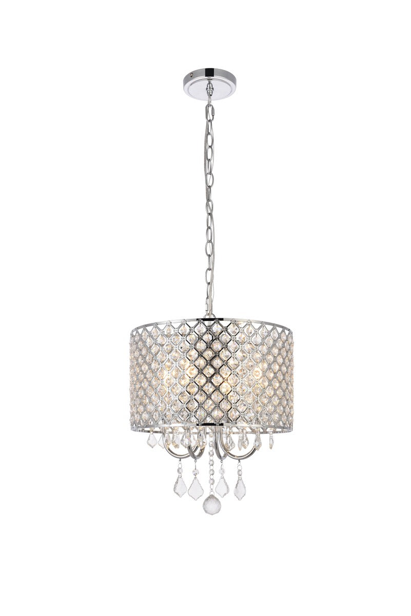 Elegant Elise LD711D14C Pendant Light - Chrome