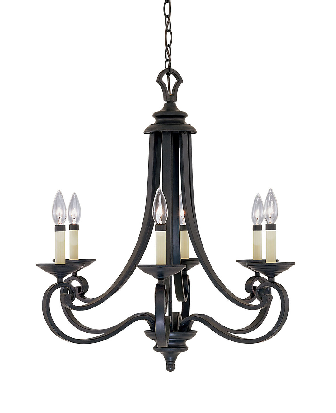 Designers Fountain Barcelona 9036-NI Chandelier Light - Natural Iron