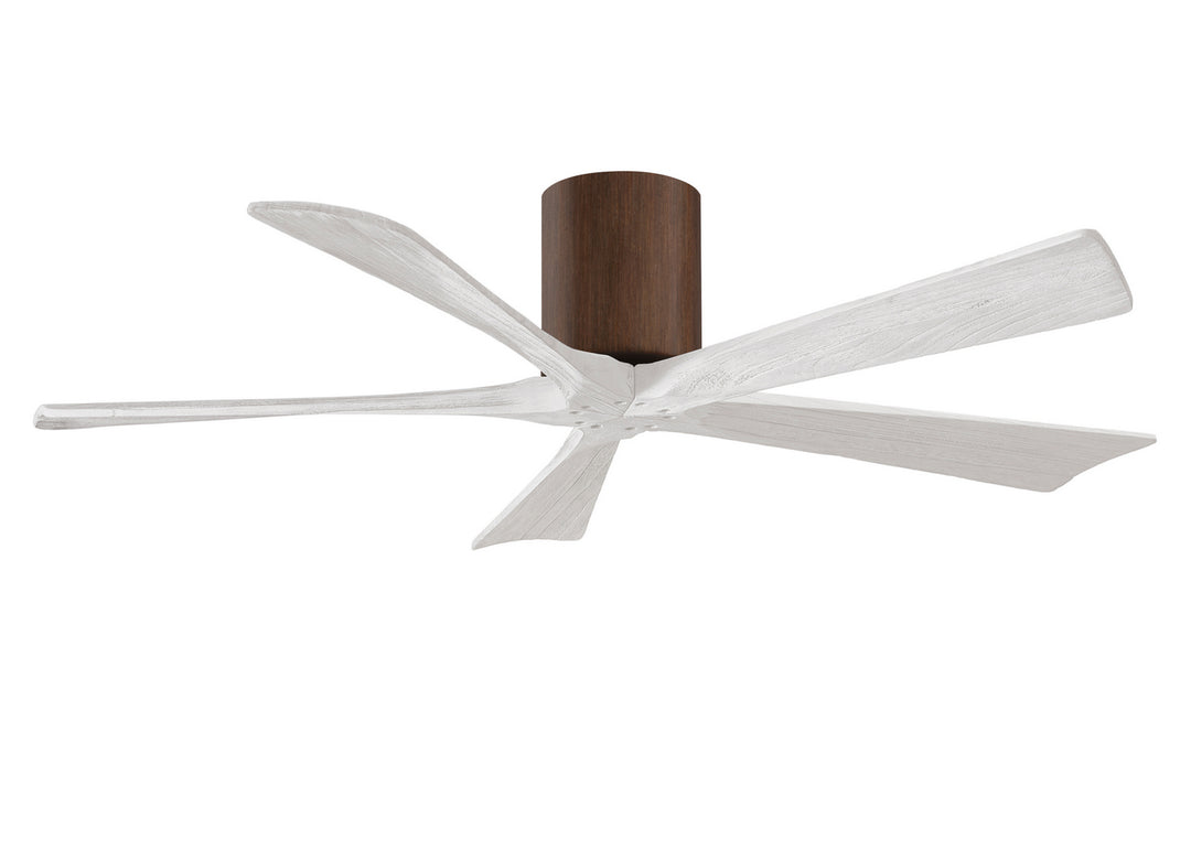 Matthews Fan Company Irene IR5H-WN-MWH-52 Ceiling Fan 52 - Walnut tone, Matte White/