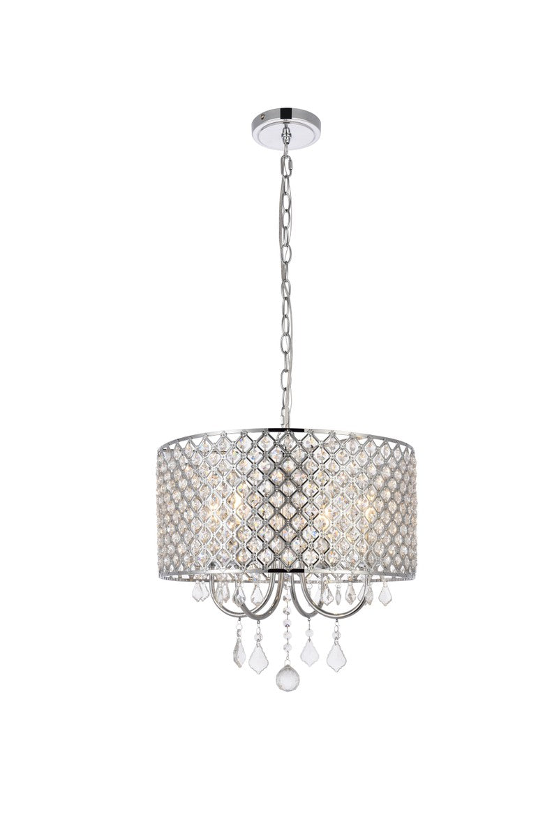 Elegant Elise LD711D17C Pendant Light - Chrome