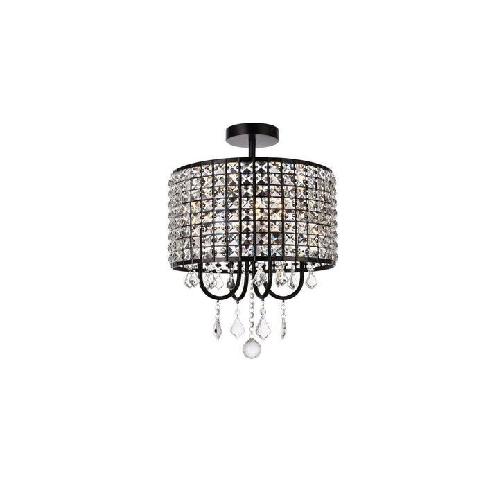 Elegant Elise LD712F14BK Ceiling Light - Black