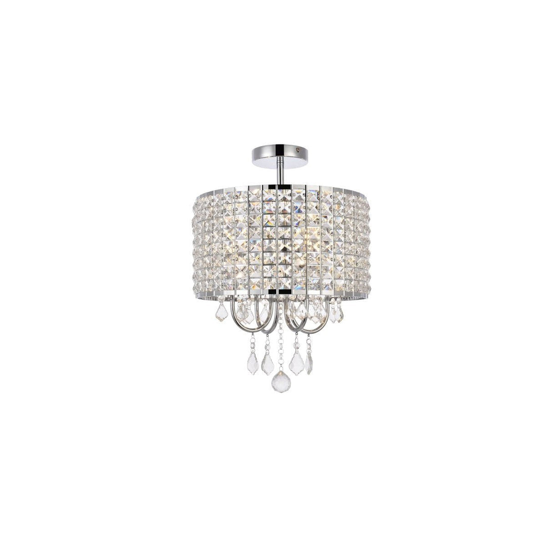 Elegant Elise LD712F14C Ceiling Light - Chrome