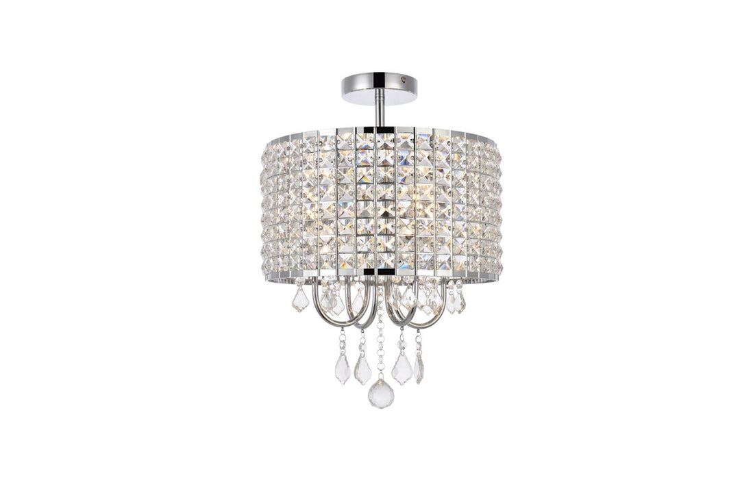 Elegant Elise LD712F14C Ceiling Light - Chrome