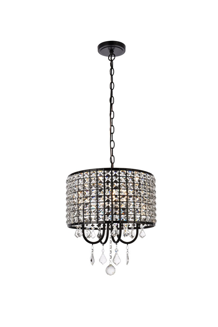 Elegant Elise LD713D14BK Pendant Light - Black