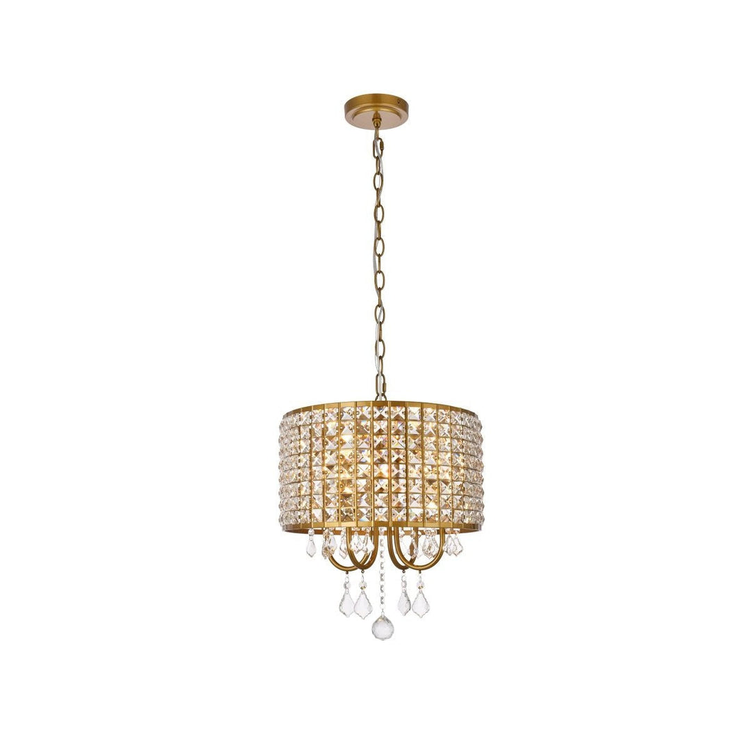 Elegant Elise LD713D14BR Pendant Light - Brass