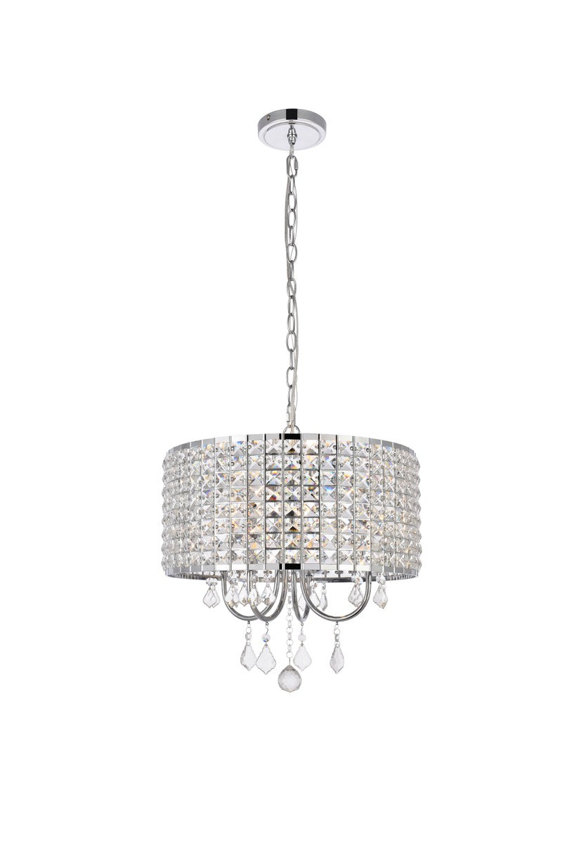 Elegant Elise LD713D17C Chandelier Light - Chrome