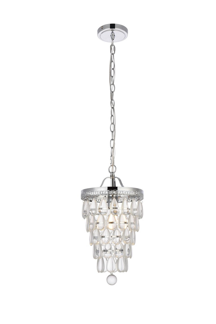 Elegant Reese LD714D9C Pendant Light - Chrome