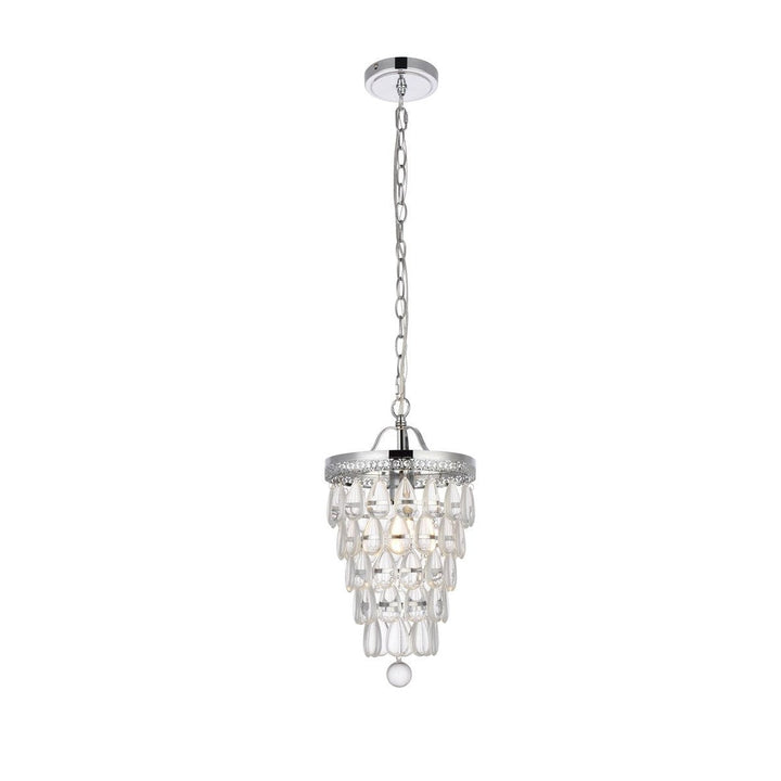 Elegant Reese LD714D9C Pendant Light - Chrome