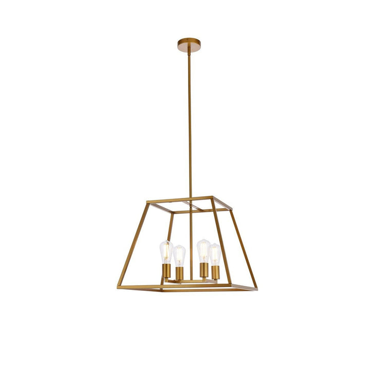 Elegant Declan LD720D20BR Pendant Light - Brass