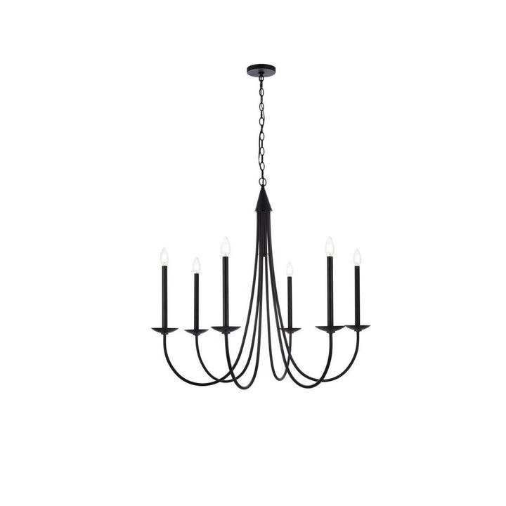 Elegant Cohen LD810D36BK Chandelier Light - Black