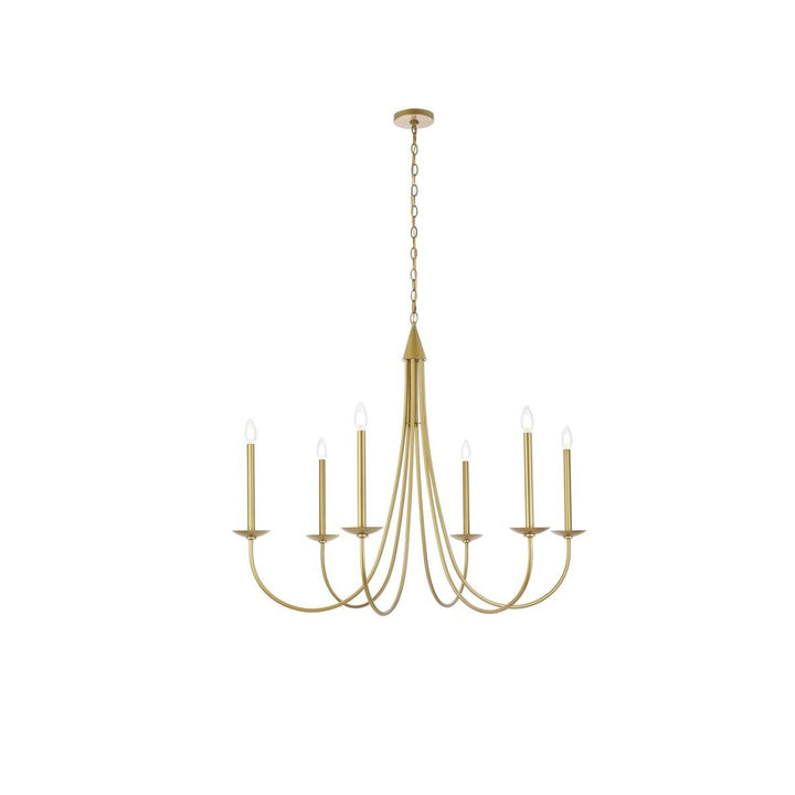 Elegant Cohen LD810D42BR Chandelier Light - Brass