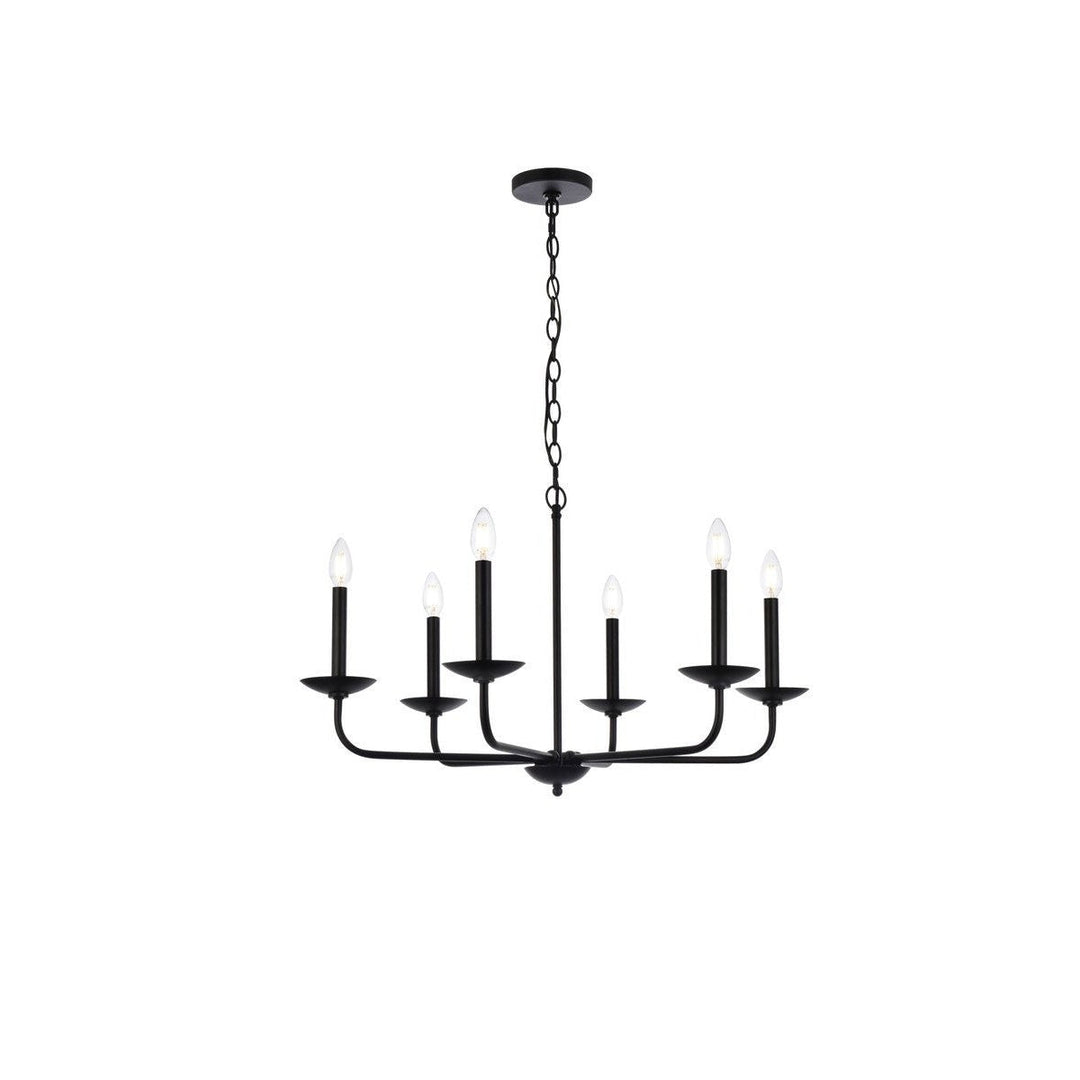 Elegant Cohen LD812D30BK Chandelier Light - Black