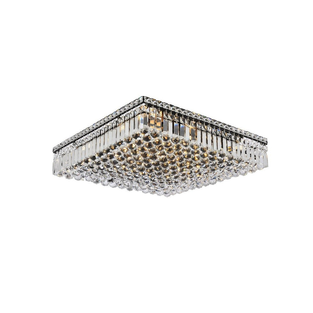 Elegant Maxime V2032F24BK/RC Ceiling Light - Black And Clear