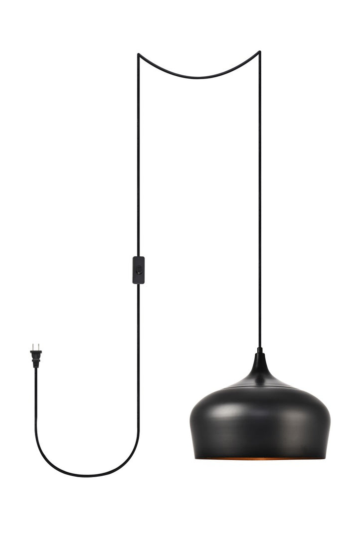 Elegant Nora LDPG2003 Pendant Light - Black