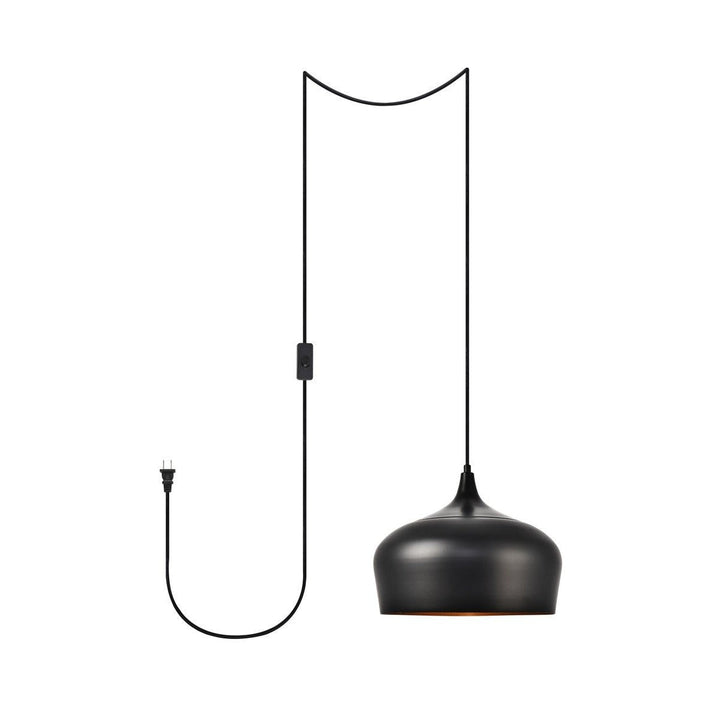 Elegant Nora LDPG2003 Pendant Light - Black