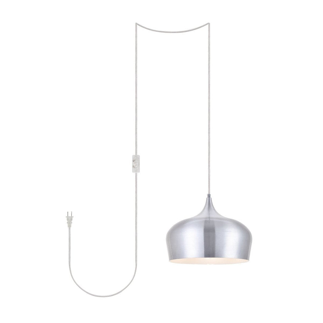 Elegant Nora LDPG2003BN Pendant Light - Burnished Nickel