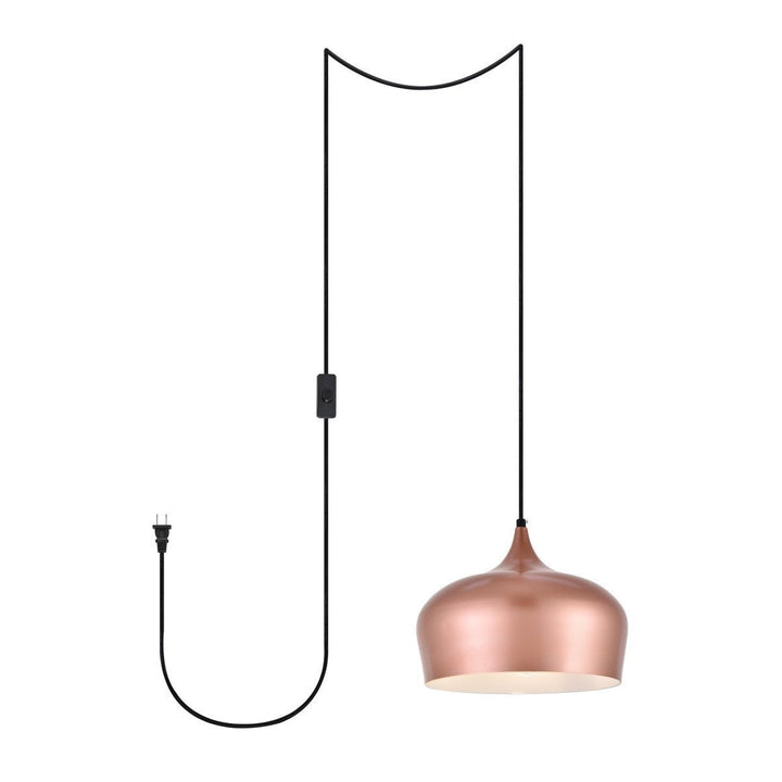 Elegant Nora LDPG2003HG Pendant Light - Honey Gold