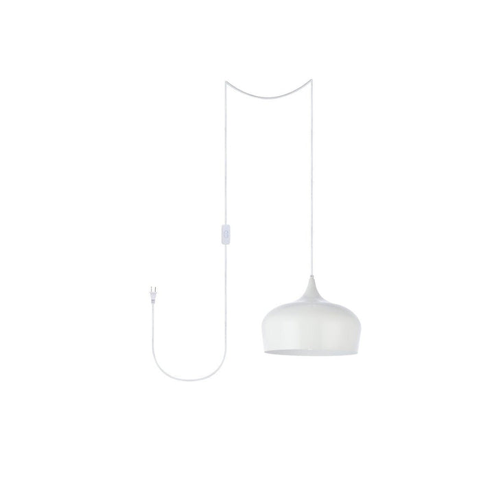 Elegant Nora LDPG2003WH Pendant Light - White