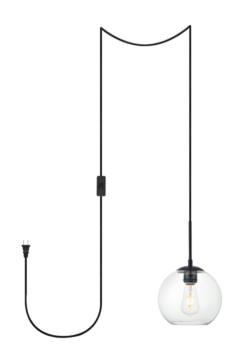 Elegant Baxter LDPG2206BK Pendant Light - Black