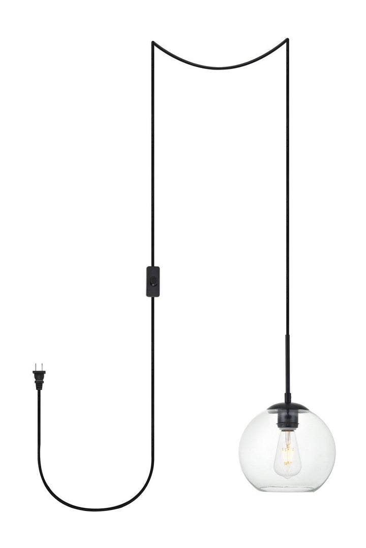 Elegant Baxter LDPG2206BK Pendant Light - Black