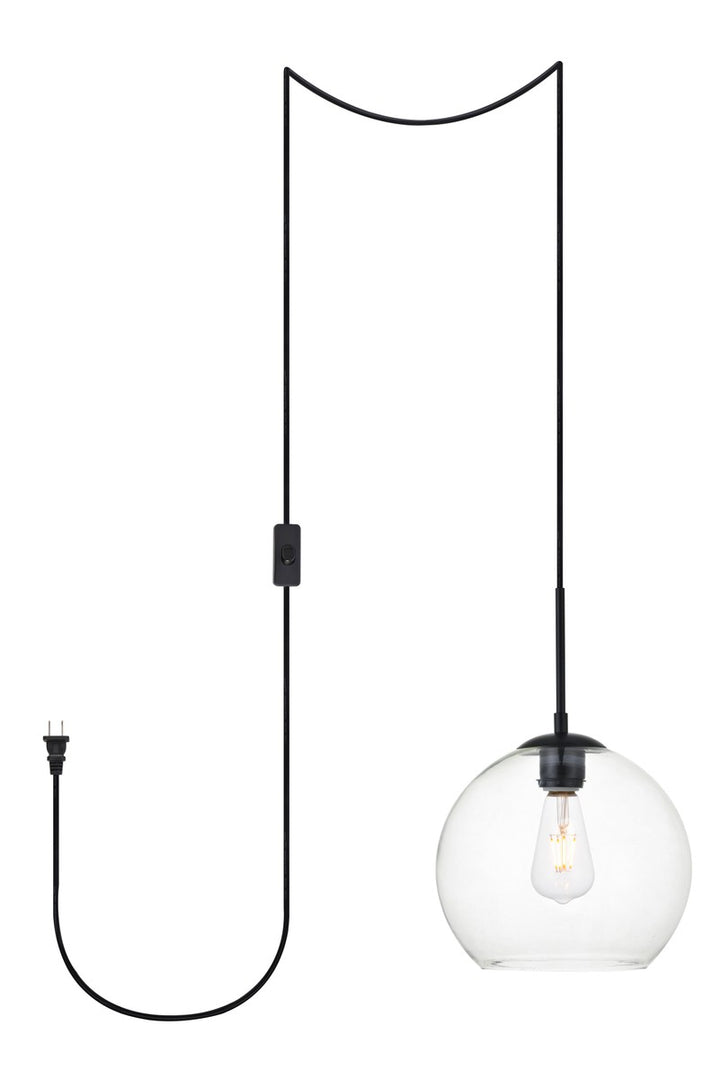 Elegant Baxter LDPG2212BK Pendant Light - Black