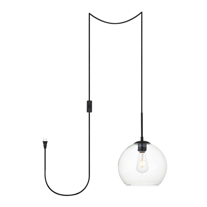 Elegant Baxter LDPG2212BK Pendant Light - Black