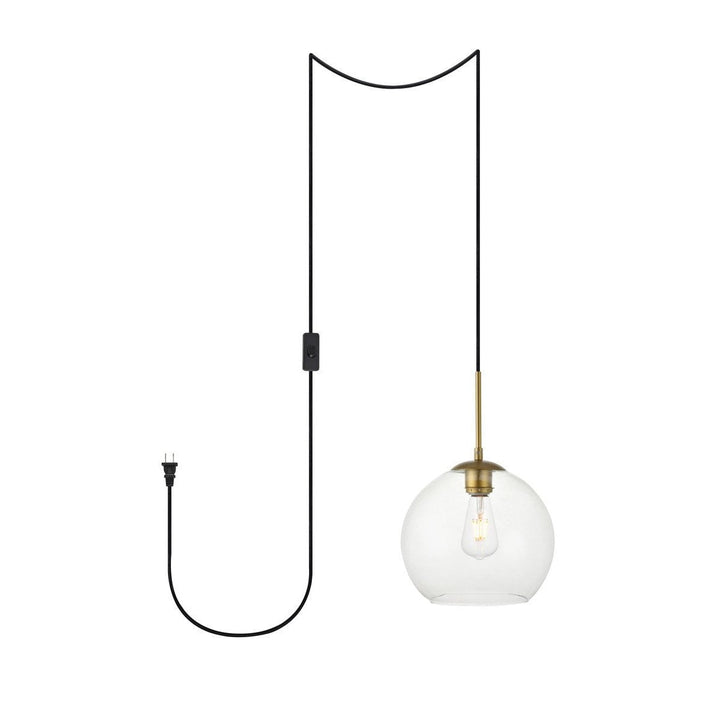 Elegant Baxter LDPG2212BR Pendant Light - Brass