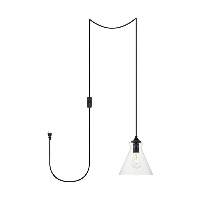 Elegant Destry LDPG2244BK Pendant Light - Black